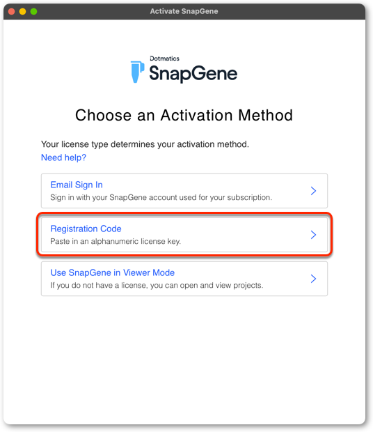 如何下载、安装和激活 SnapGene image