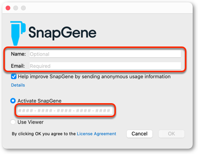 如何下载、安装和激活 SnapGene image