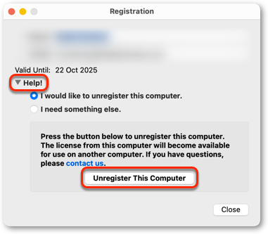 如何注销 SnapGene image
